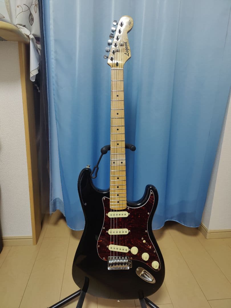 初心者向け 即戦力 Legend エレキギター ブラック 見た目訳あり