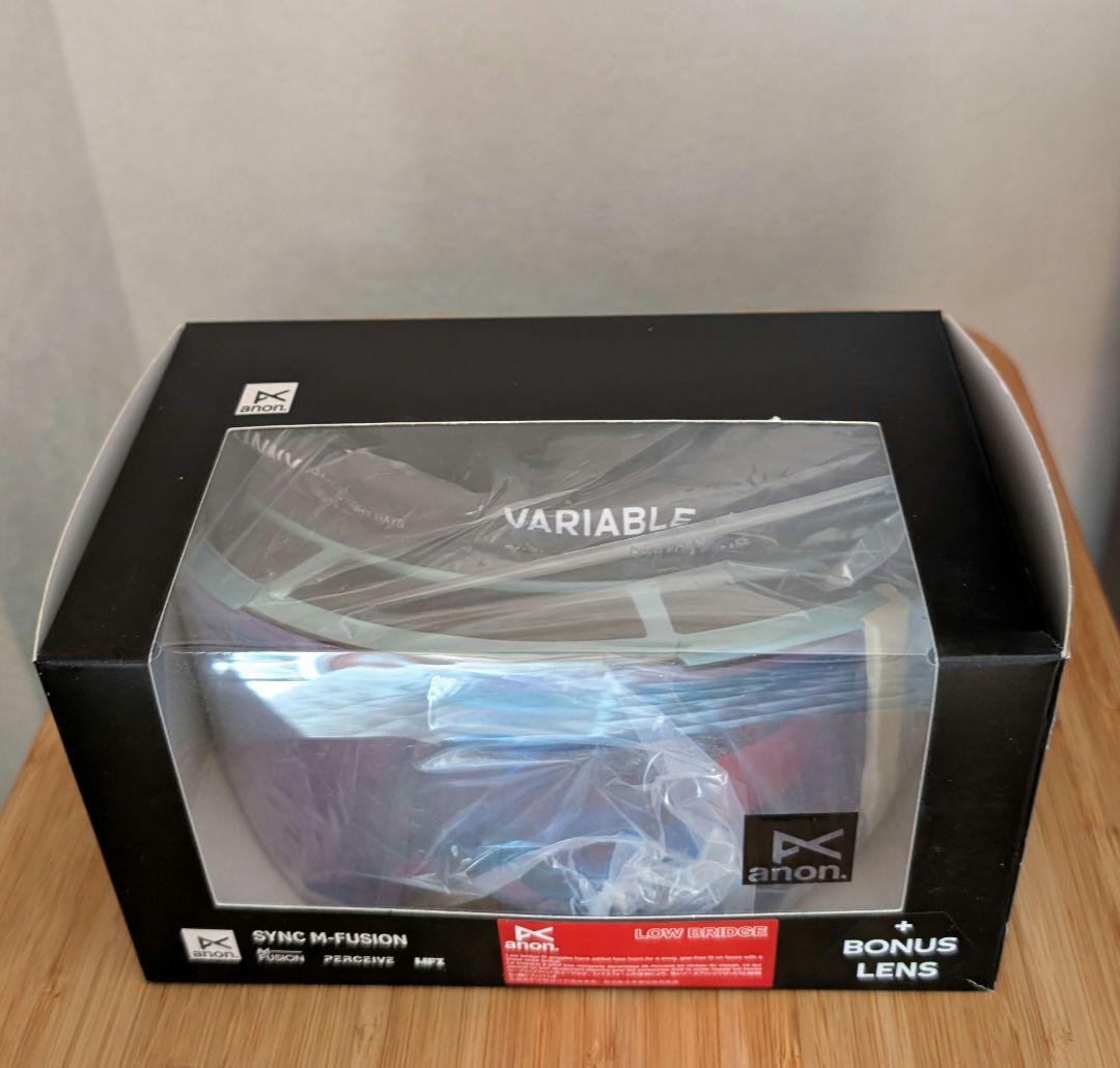 ②anon.Sync Low Bridge Fit Goggles+B.Lens