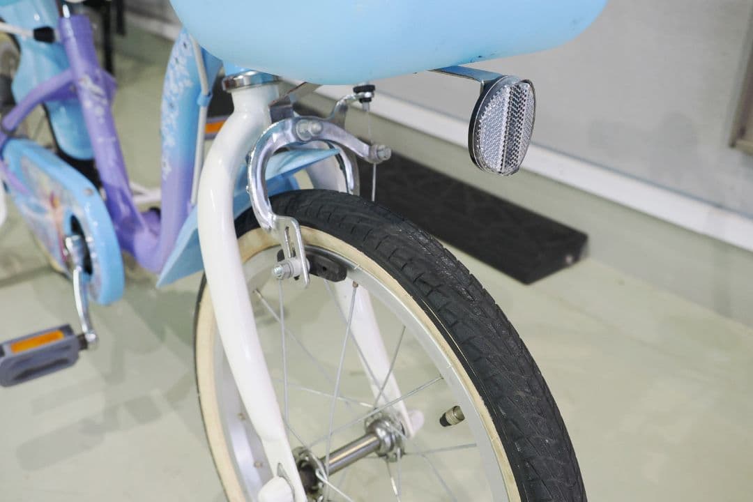 川越市 直接渡し アナと雪の女王 子供用自転車 16インチ　美品