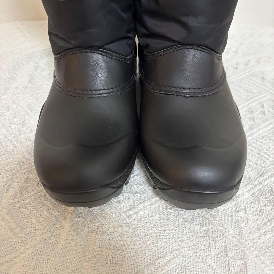 美品HUNTER☆UK4スノーキルトブーツ 黒ハンター23~23.5スノーブーツ