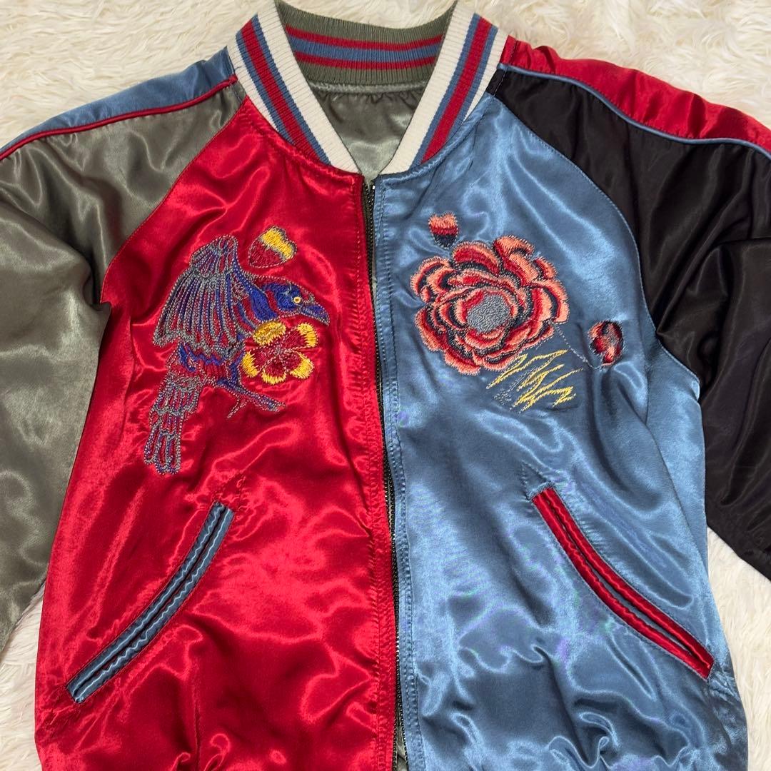 【美品】DIESEL ディーゼル レディース リバーシブル ブルゾン 刺繍