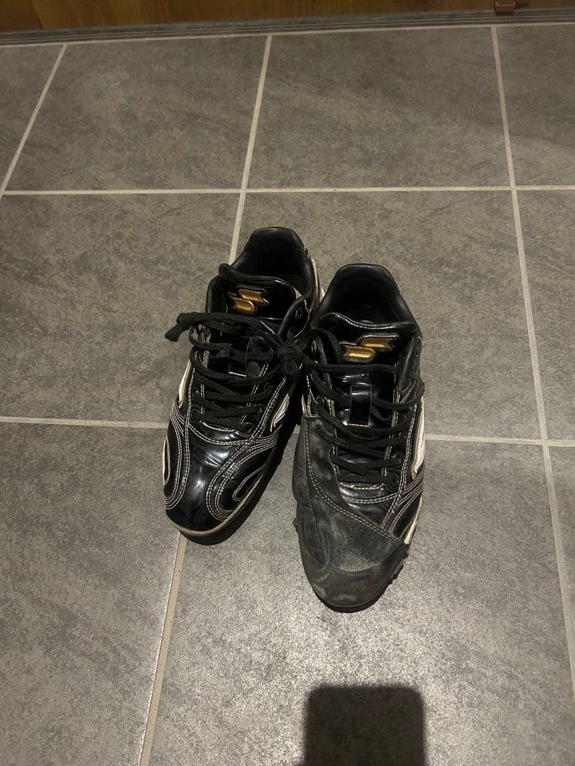 SSK スパイク　オーダー　プロエッジ　ブラック/ホワイト　26.5