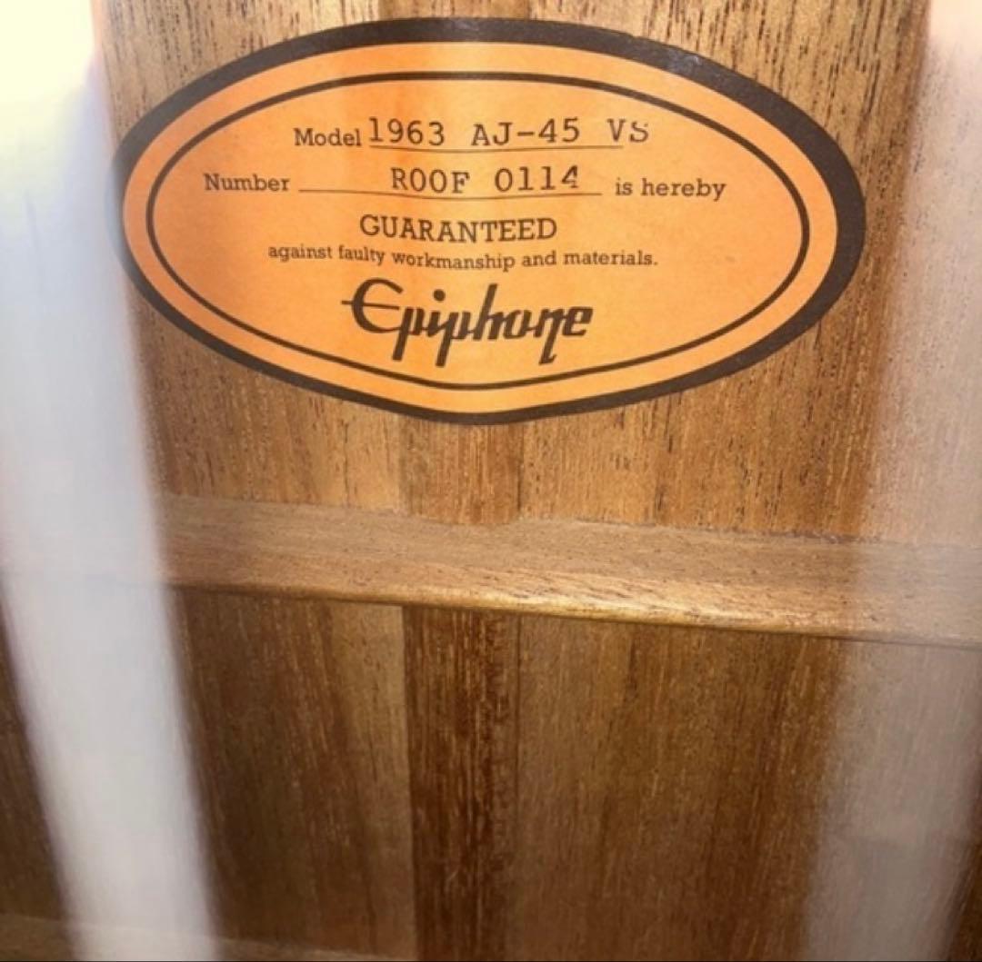 Epiphone 1963 AJ-45 VS アコースティックギター