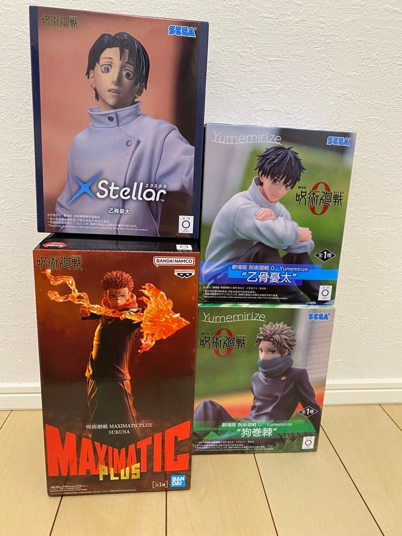 呪術廻戦　乙骨・狗巻棘・宿儺　フィギュア　セット