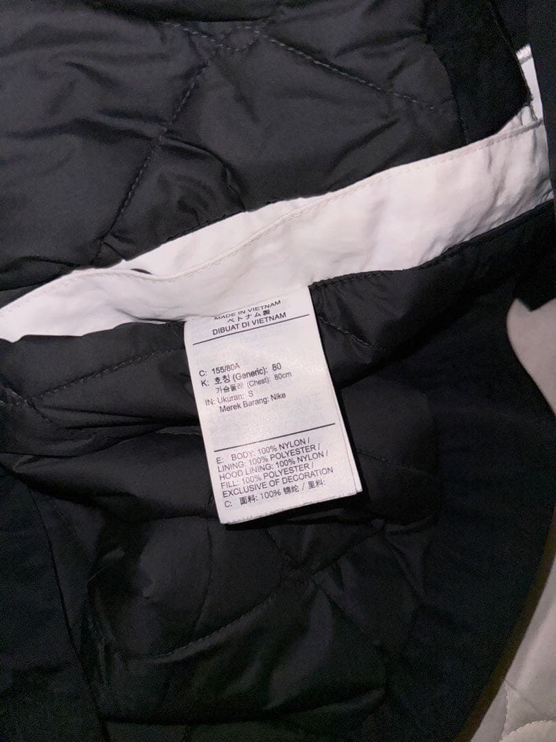 即決値引き有り Nike AMBUSH ダウンジャケット ネイビー