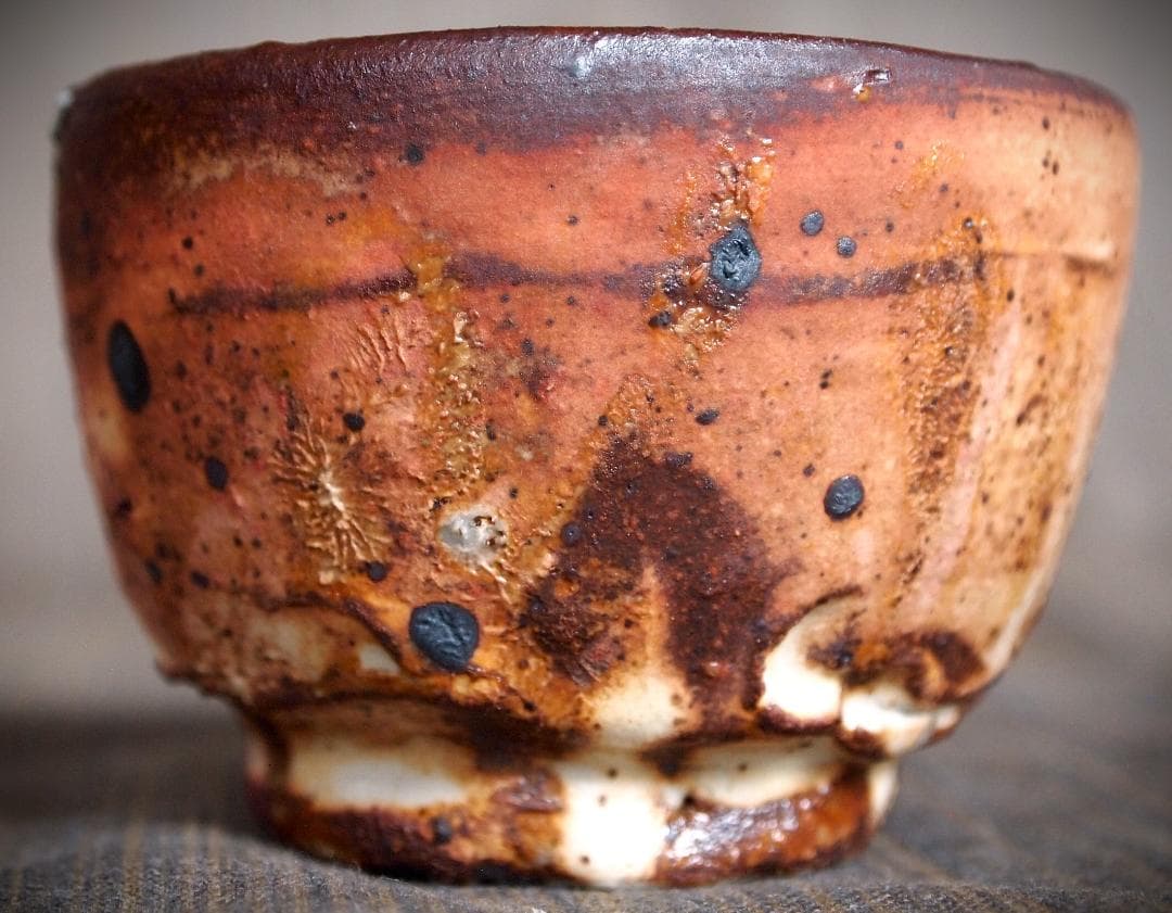 人気作家★水谷渉【師：中川自然坊＆鯉江良二粉引唐津ぐい呑みB