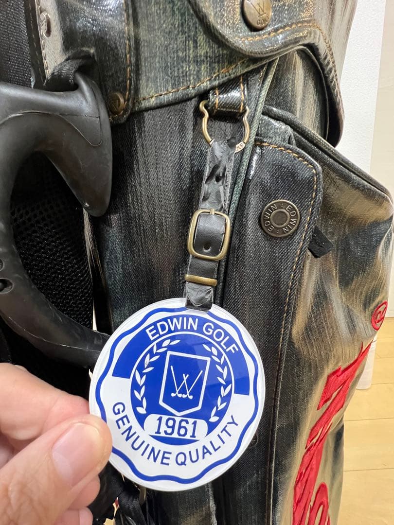 【超希少】エドウィン EDWIN ジーンズ風 キャディバッグ 7分割 リーバイス