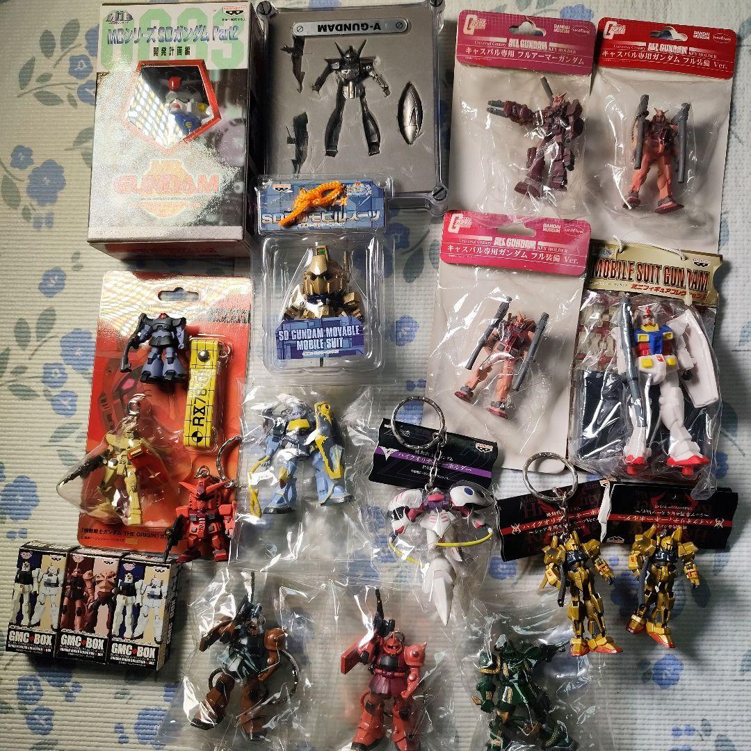 機動戦士　ガンダム　フィギュア フィギュアキーホルダー　まとめ売り　20点セット