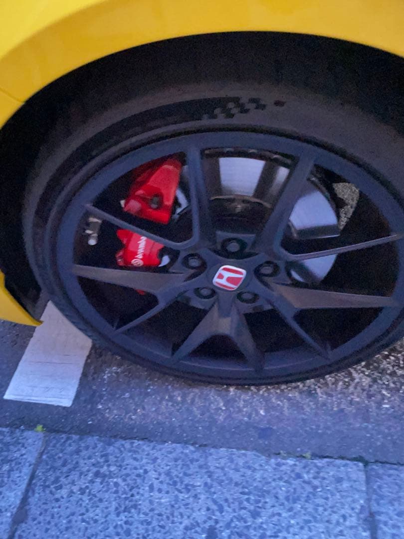 【ジャンク】シビックタイプR(FL5)使用済みホイール付きタイヤ4本