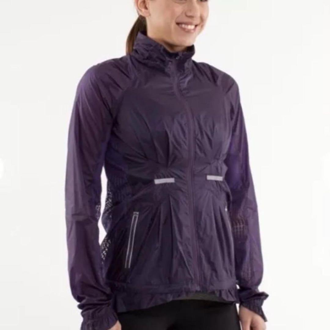 希少✨ルルレモン　ジップアップ　ジャケット　パープル　6