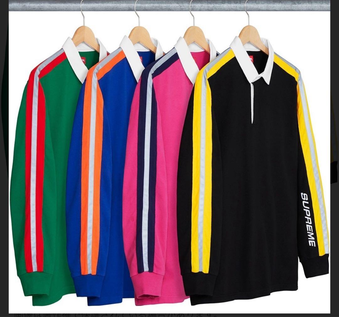 ウェア SUPREME Reflective Sleeve Stripe Rugby