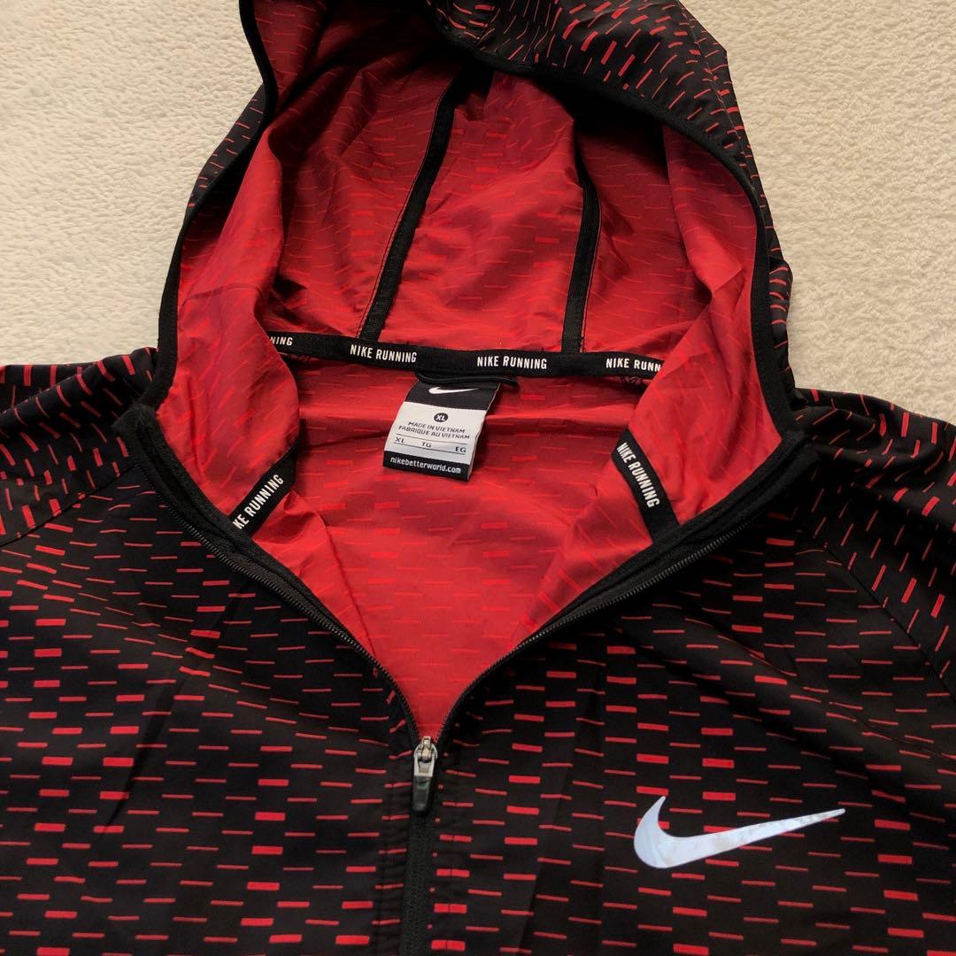 美品　NIKE レーサーフューズジャケット　ウインドブレーカー　レッド　XL