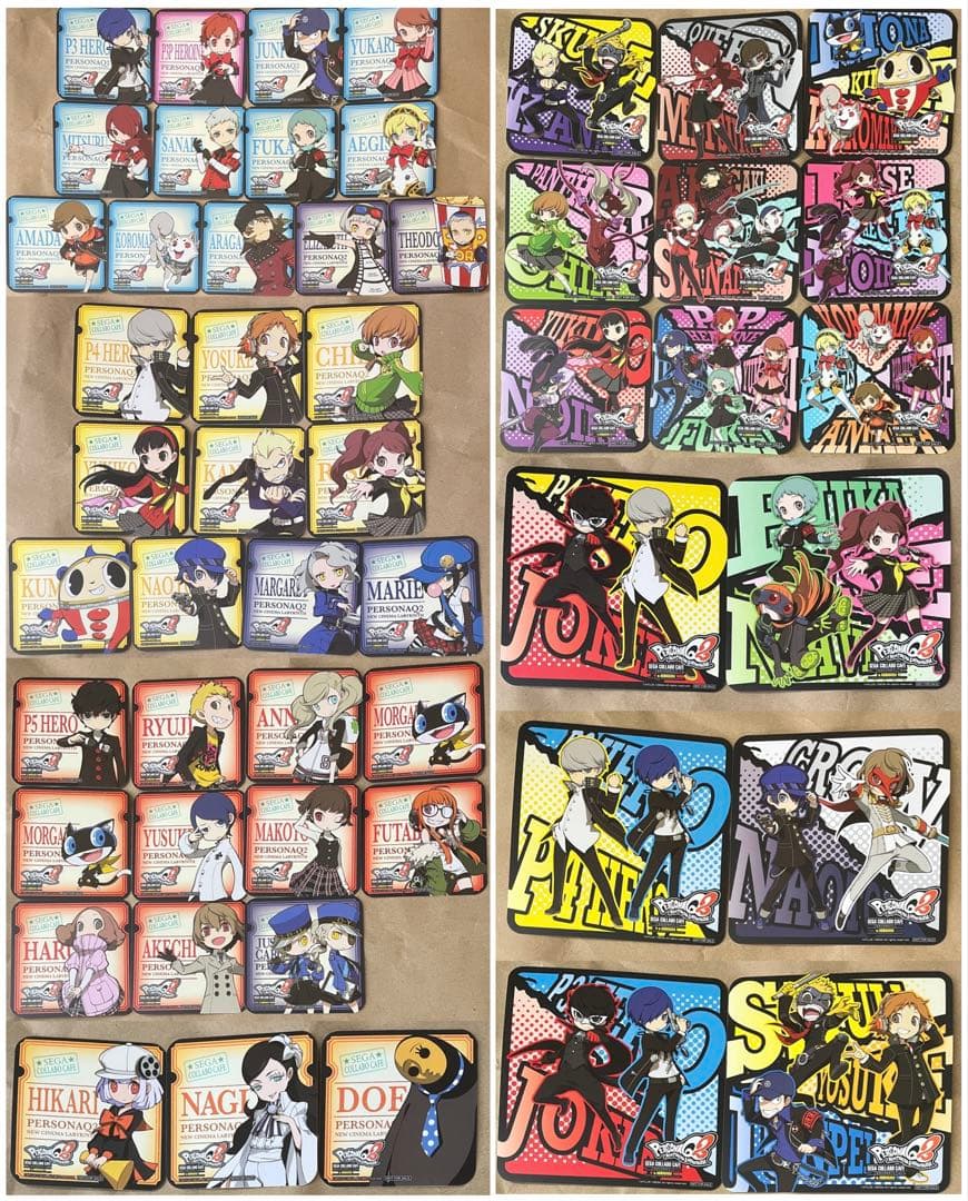 コンプセット ペルソナQ2 PQ2 セガ コラボ カフェ コースター