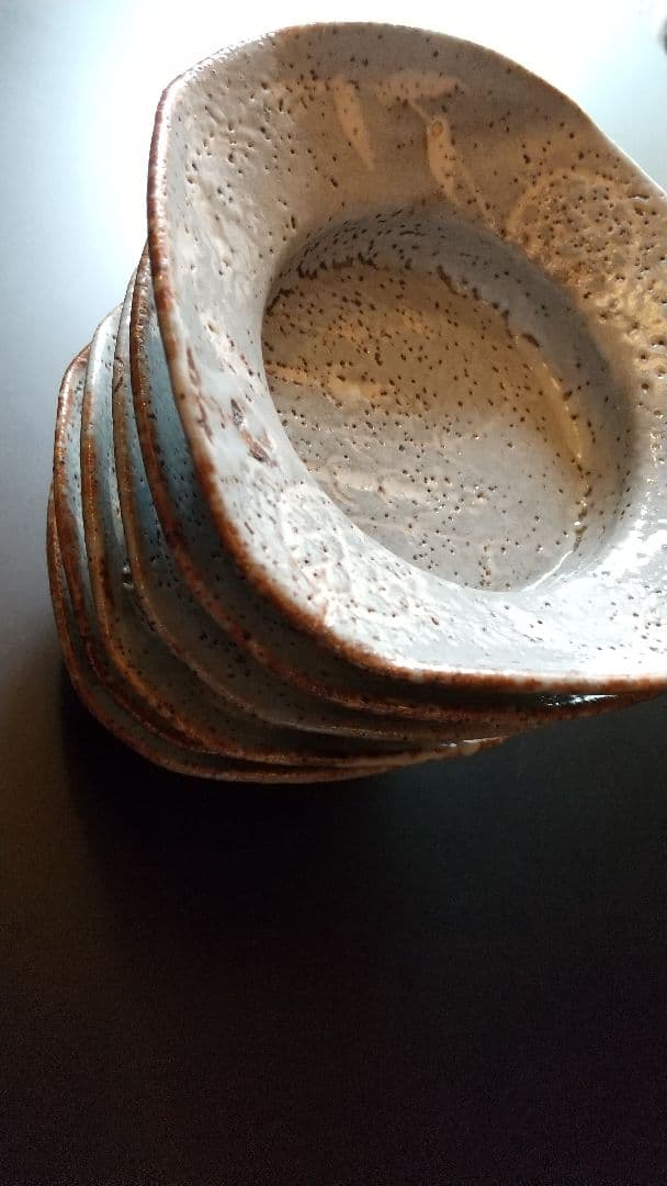 志野向付 ６客揃 (骨董 古美術 アンティーク 器 食器  会席 料理 茶道具