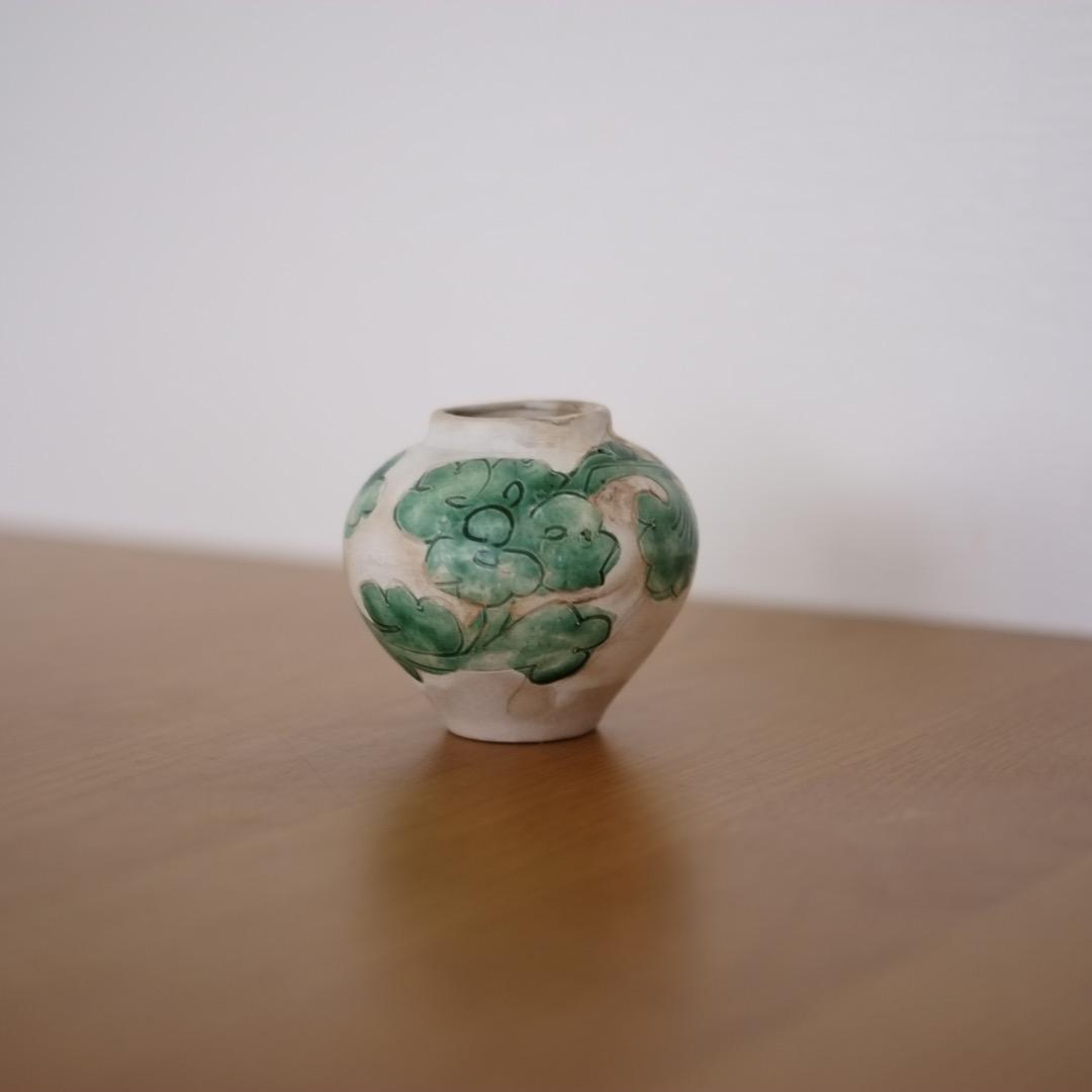 「希少」　唐三彩　遼三彩　小壺　(晩唐〜五代) 索中国古陶李朝古唐津伊万里