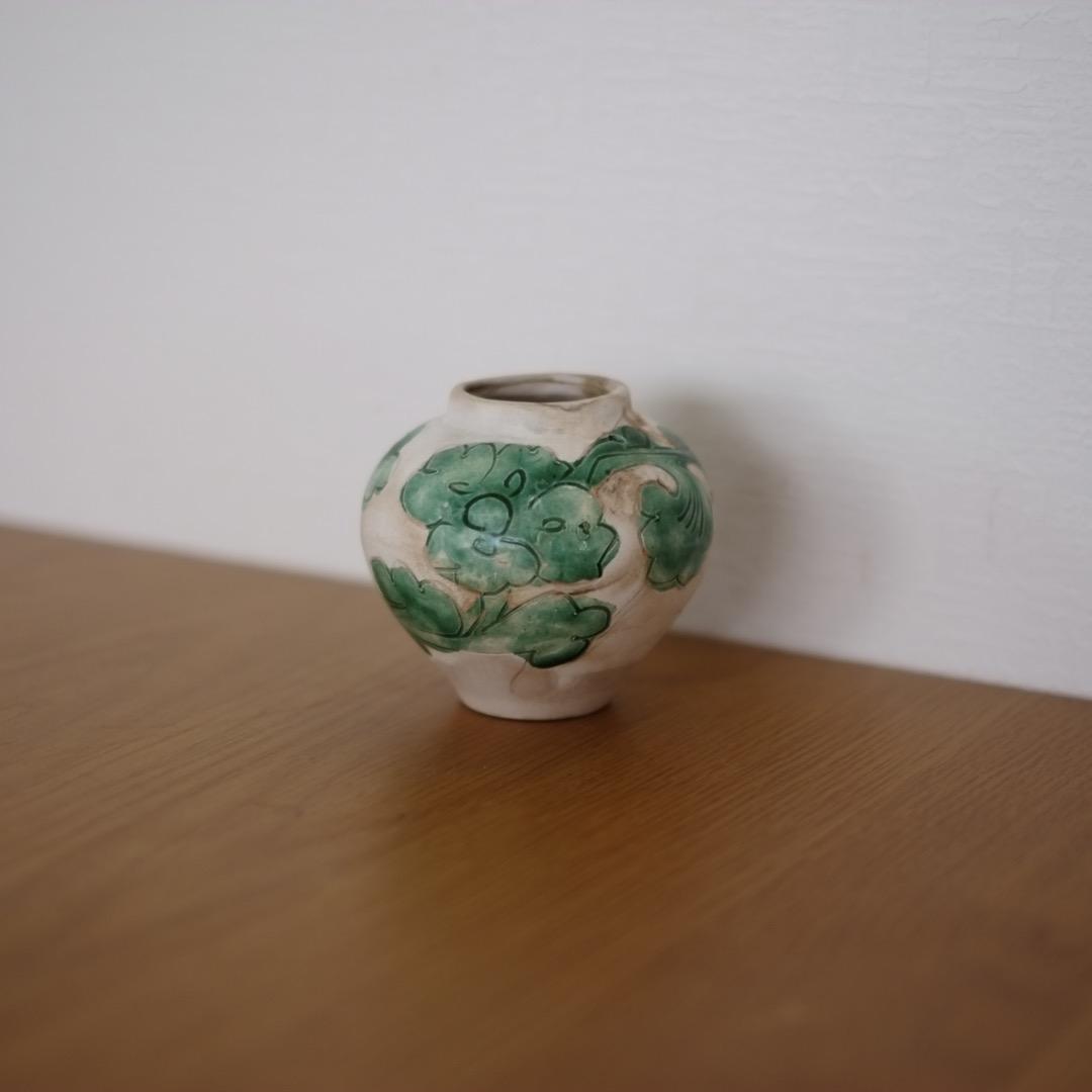 「希少」　唐三彩　遼三彩　小壺　(晩唐〜五代) 索中国古陶李朝古唐津伊万里