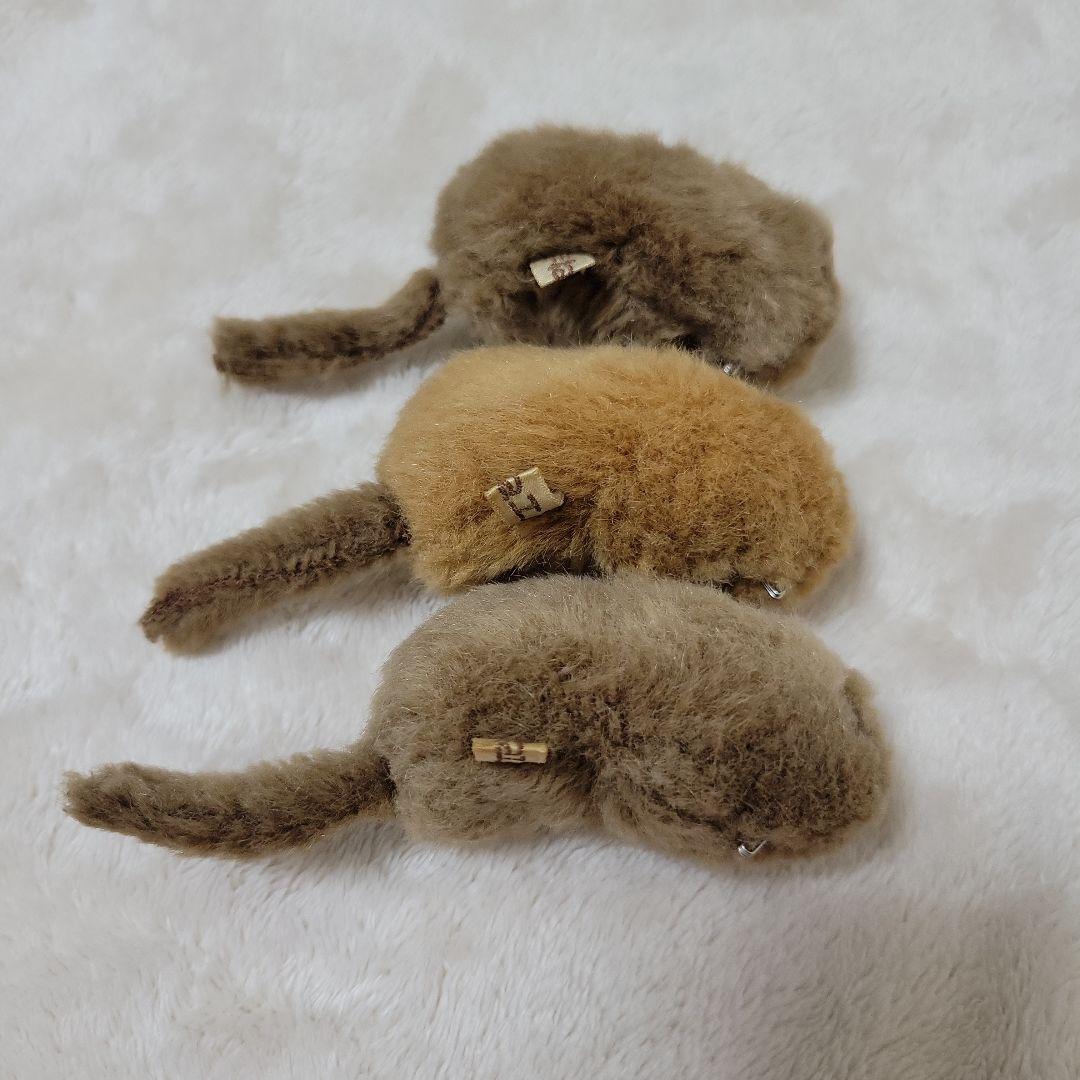 やまね工房　やまね ぬいぐるみ３匹&ハウス