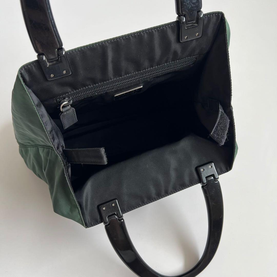 バッグ 90s PRADA PLASTIC HANDLE NYLON HAND BAG