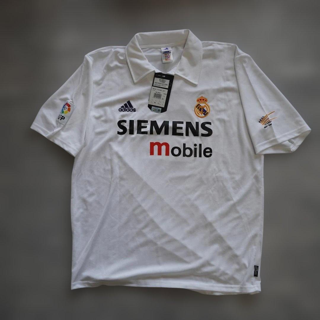 02/03 adidas レアル　マドリード　ジダン　直筆サイン　ユニフォーム