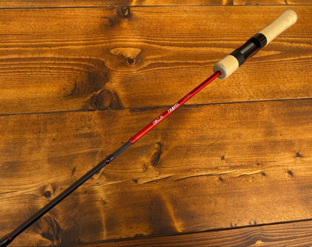 トラウトロッド　ウッド調　485UL 424UL ベイトロッド　パックロッド