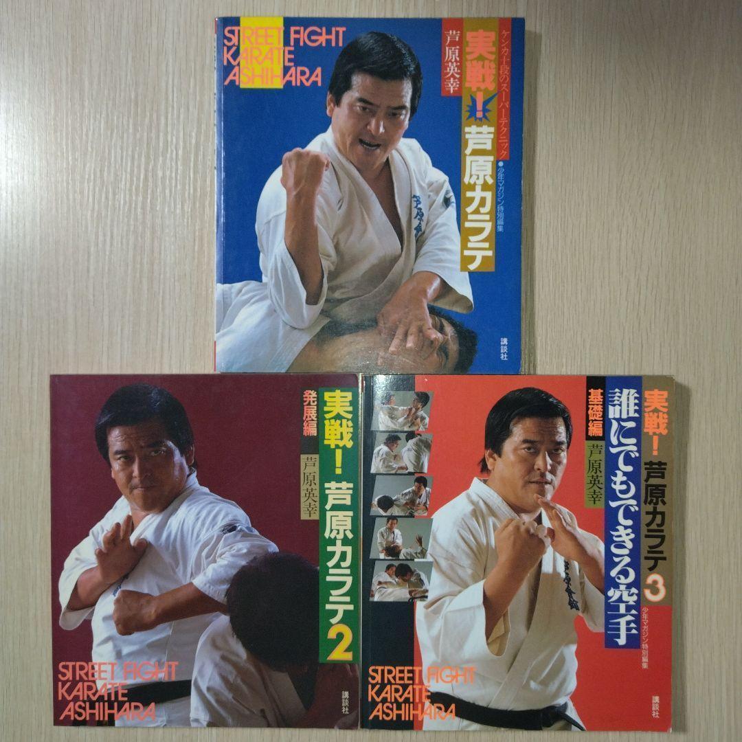 本3冊まとめ売り『実戦！芦原カラテ』『実戦！芦原カラテ2』『実戦！芦原カラテ3』
