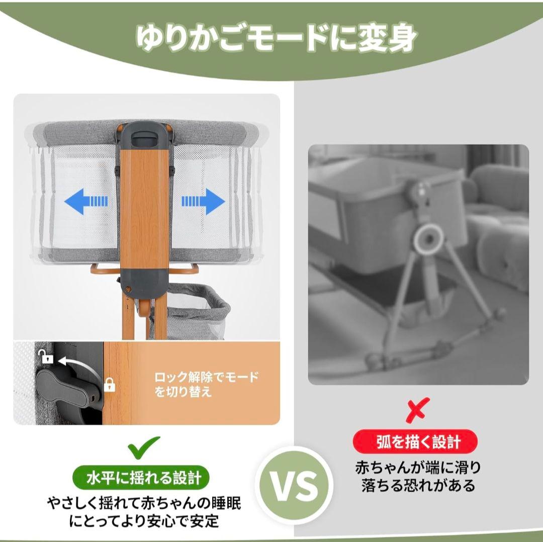 専用　Ezebaby ベッドサイドベッド OD-B6 ベビーベッド 添い寝