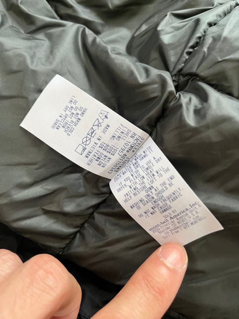 【新品】　モンベル mont bell パウダーランドパーカ ブラック XL