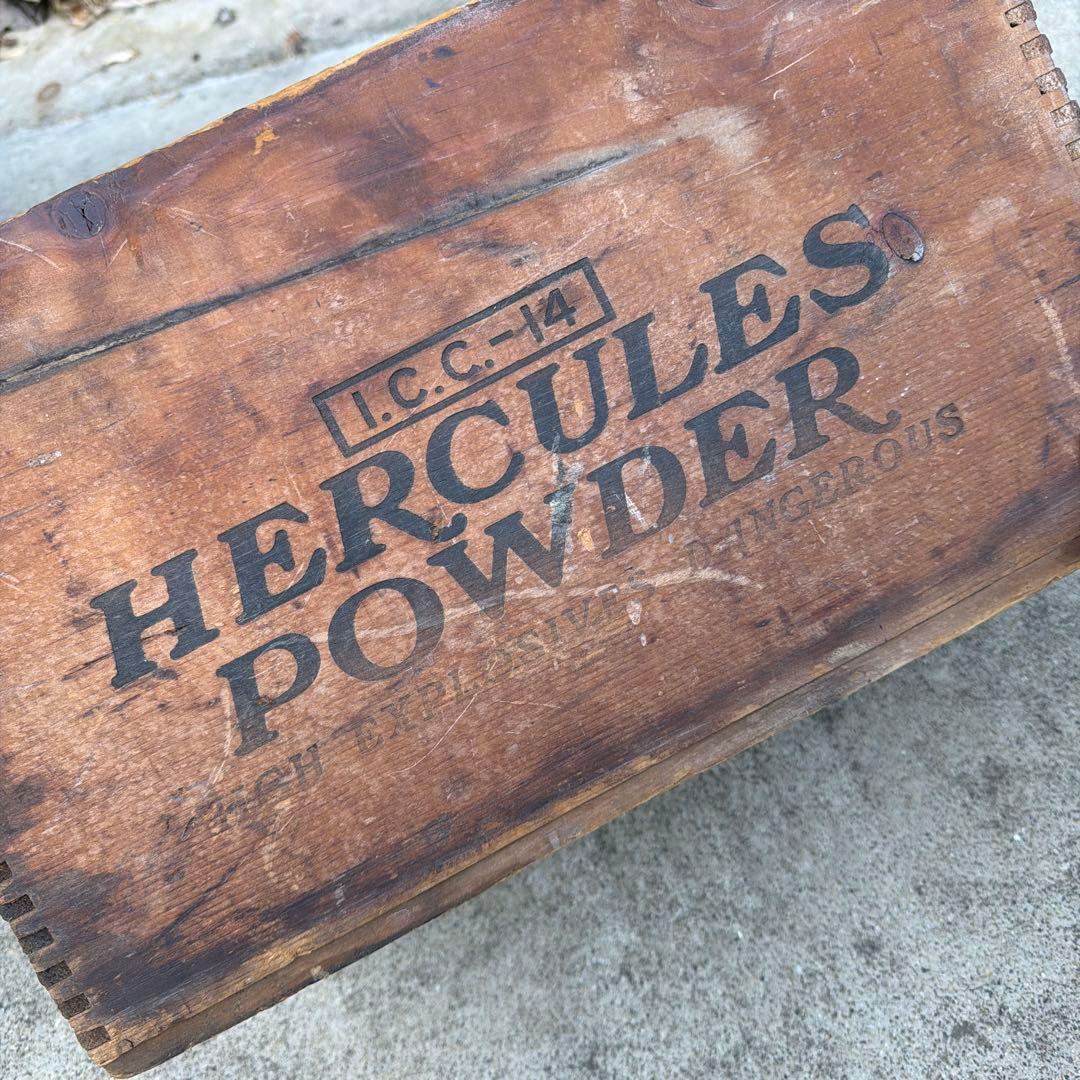 40-50s ヘラクレス　ヴィンテージ木箱 USA 製　アンティーク　店舗什器