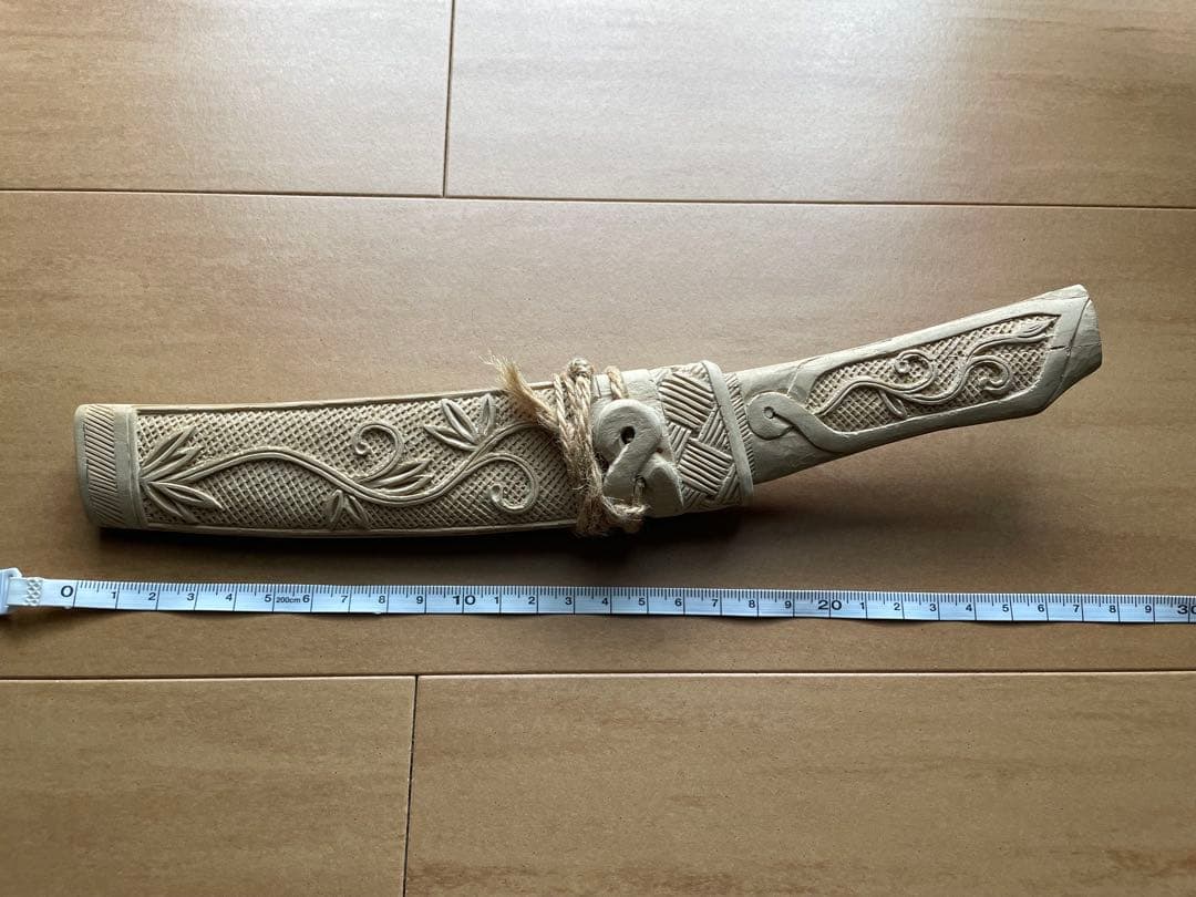 あやか【アイヌ】マキリ　レアな熊の彫刻デザイン入り