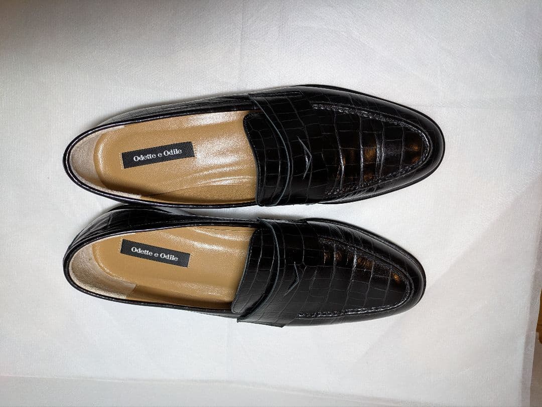 【美品】ODETTE É ODILEペニーローファーフラット25cm
