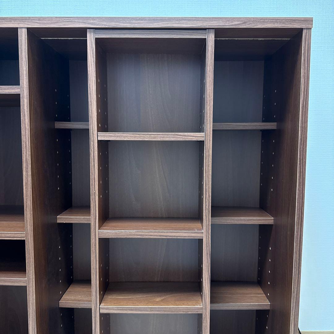 子*ず様 本棚　可動棚　ウォルナット　アイリスオーヤマ