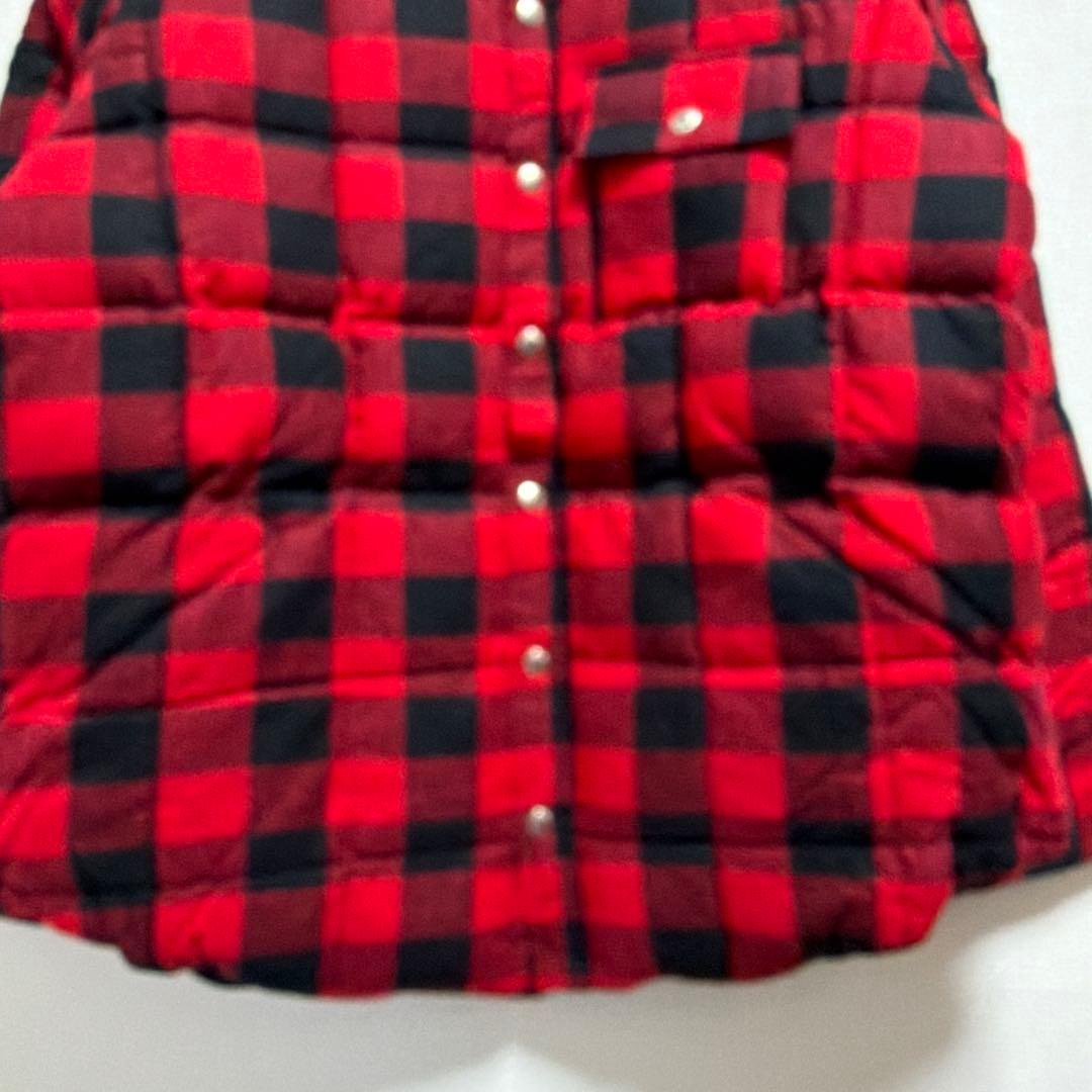 ボーイズマーケット別注クレセントダウンバッファローチェック未使用品　XXL