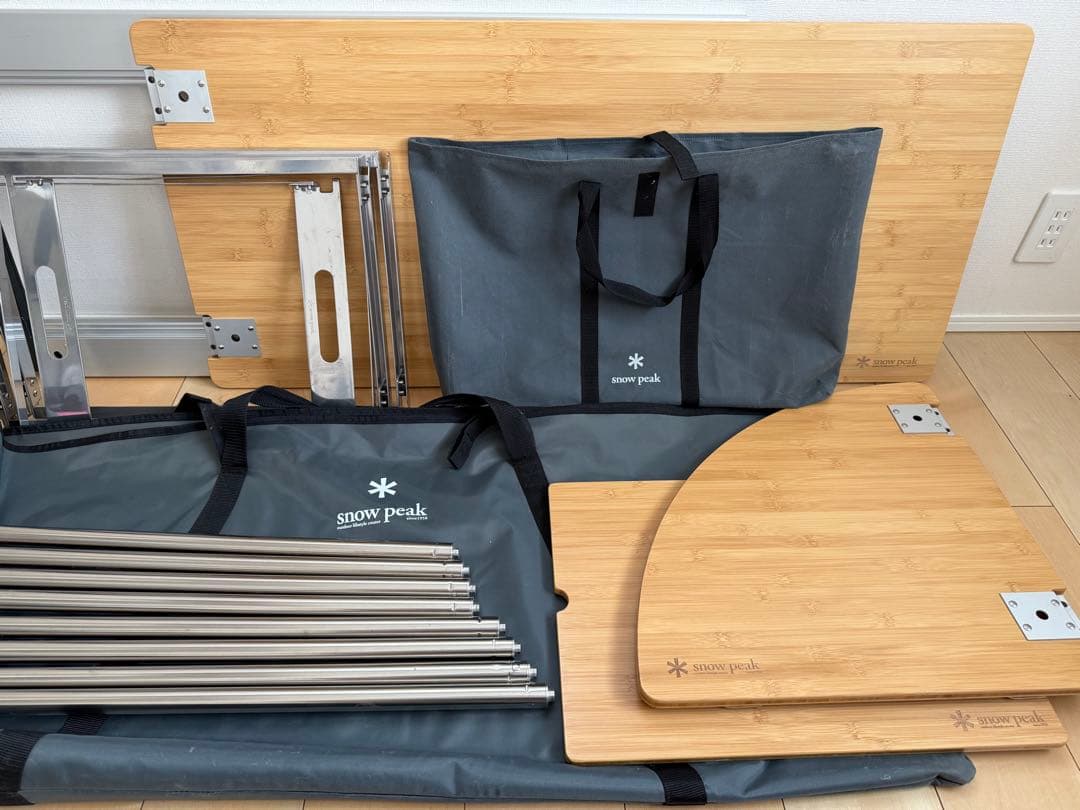 スノーピーク IGT セット L字レイアウト  peak テーブル