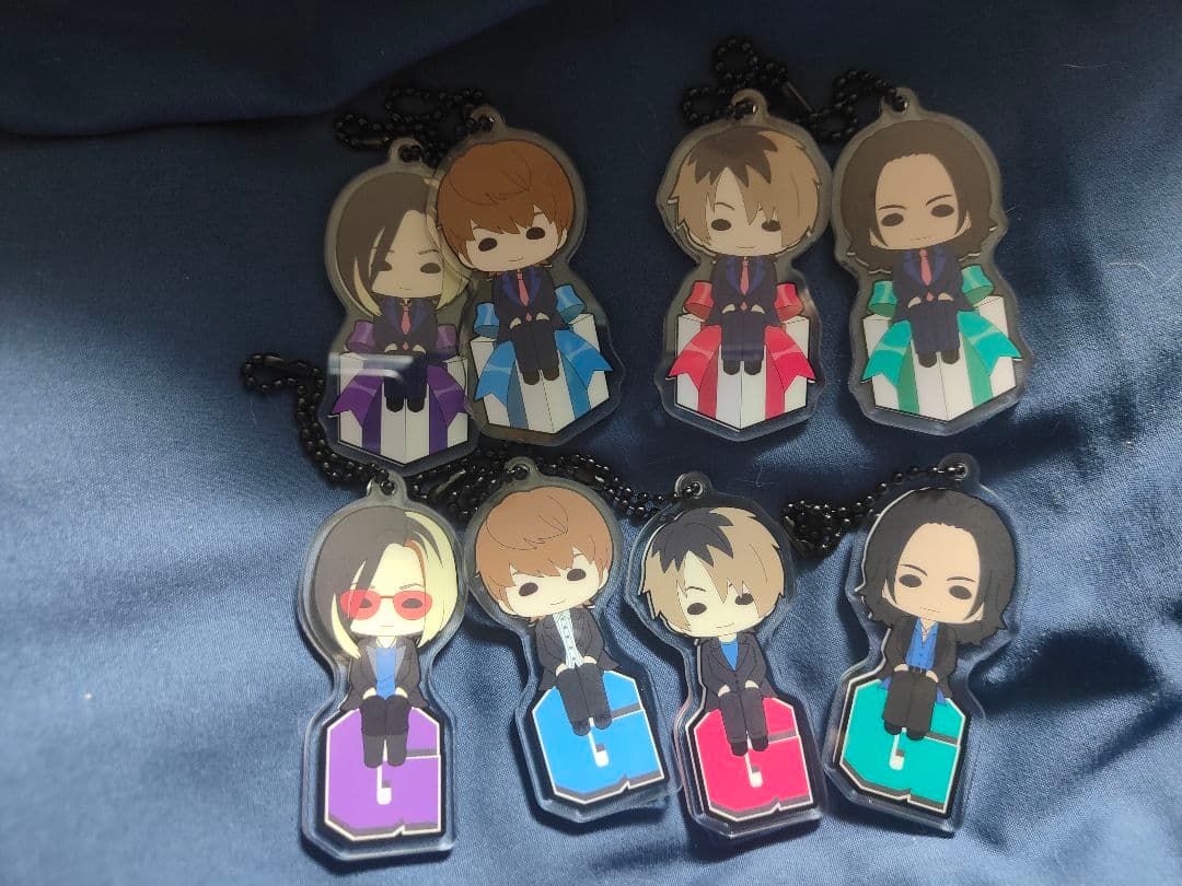 GLAYアクリルキーホルダー 8個セット