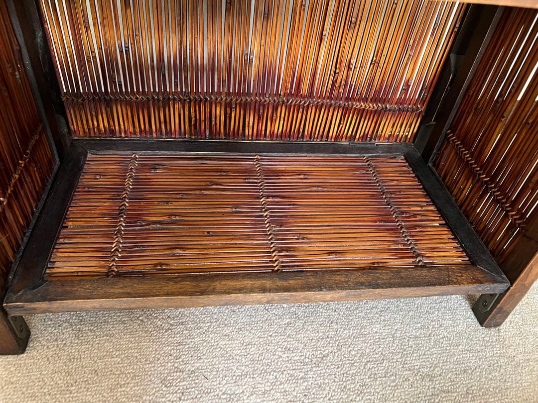 アジアンスタイル 竹製シェルフ 3段 ① バリ インドネシア