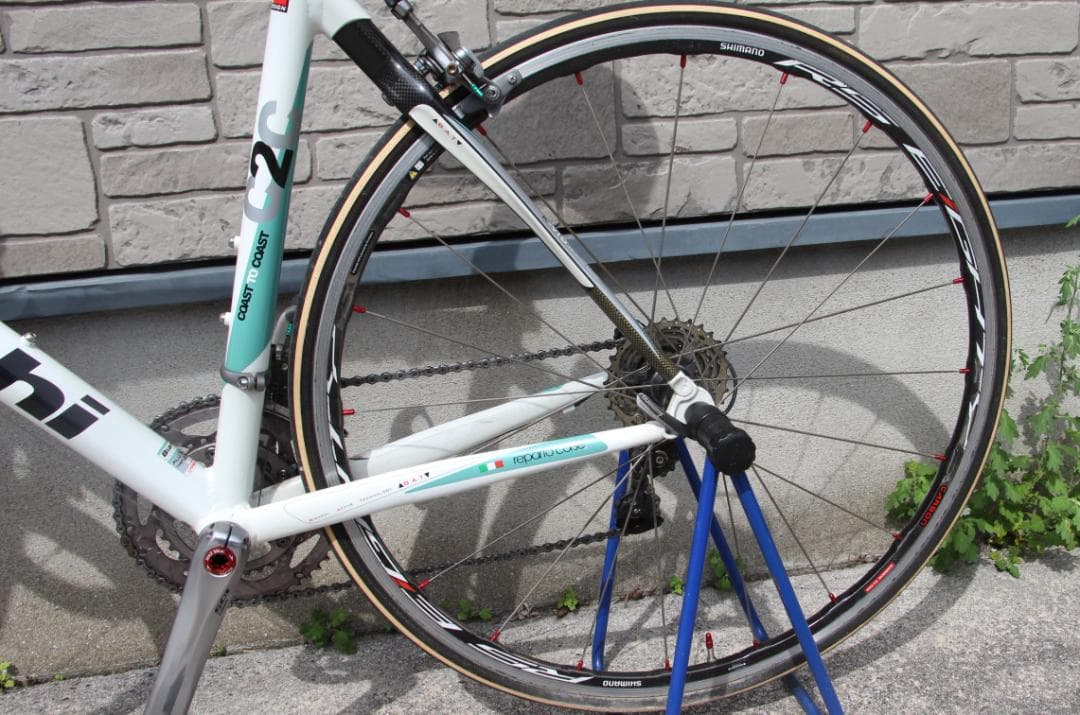 引き取り限定♪人気のビアンキ♪VIA NIRONE7♪RS80カーボンホイール♪