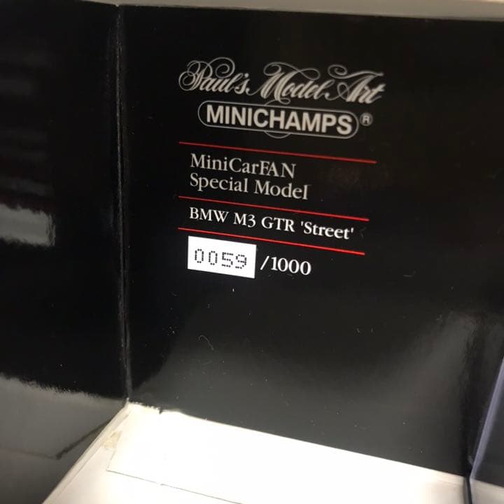 限定1000台★ M3 E46 Street 2001★ミニカーファン別注
