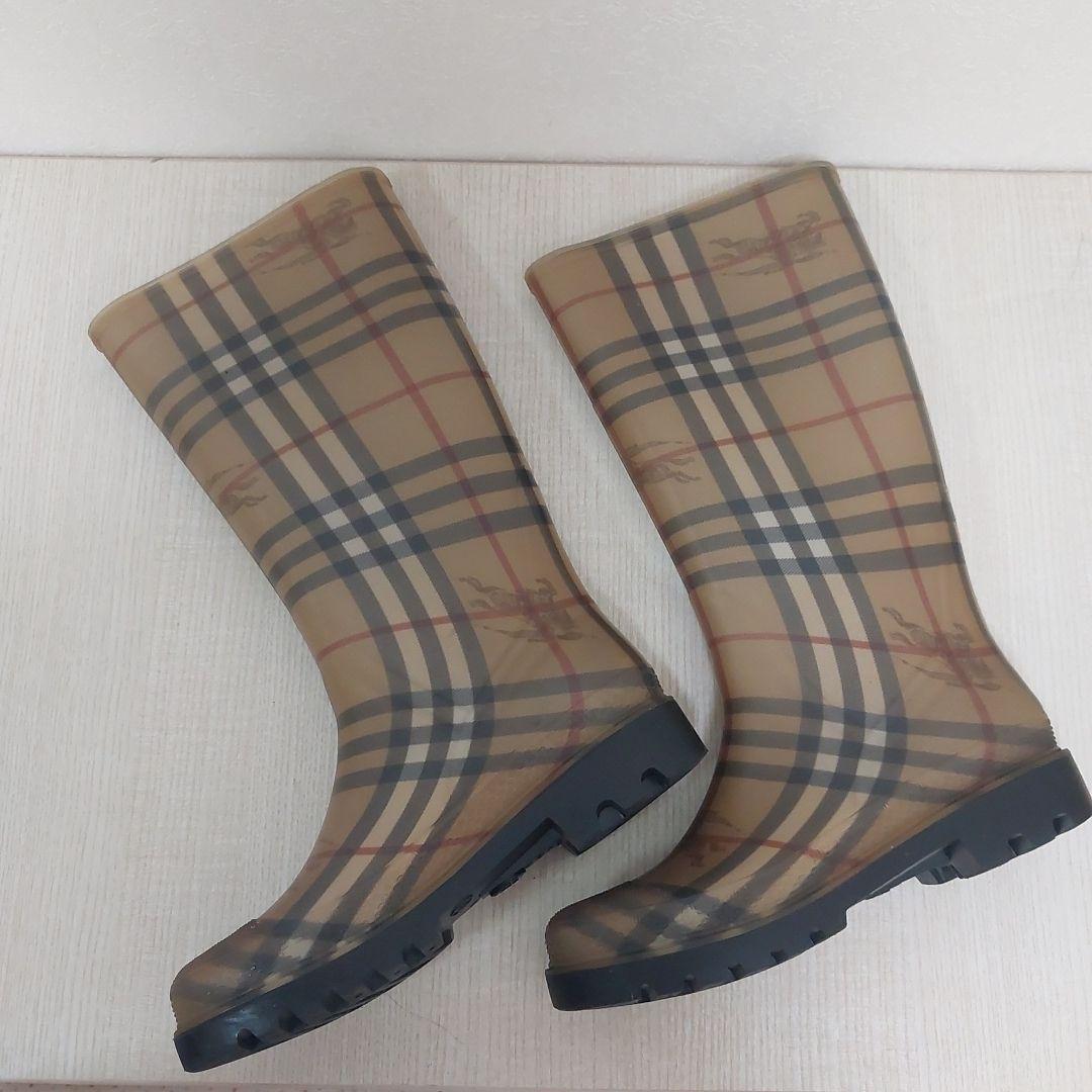 Burberry クラシックチェック レインブーツ UK4