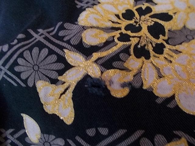 不倶戴天 ツナギ L 黒 特攻服 和柄 刺繍 般若 ジャンプスーツ