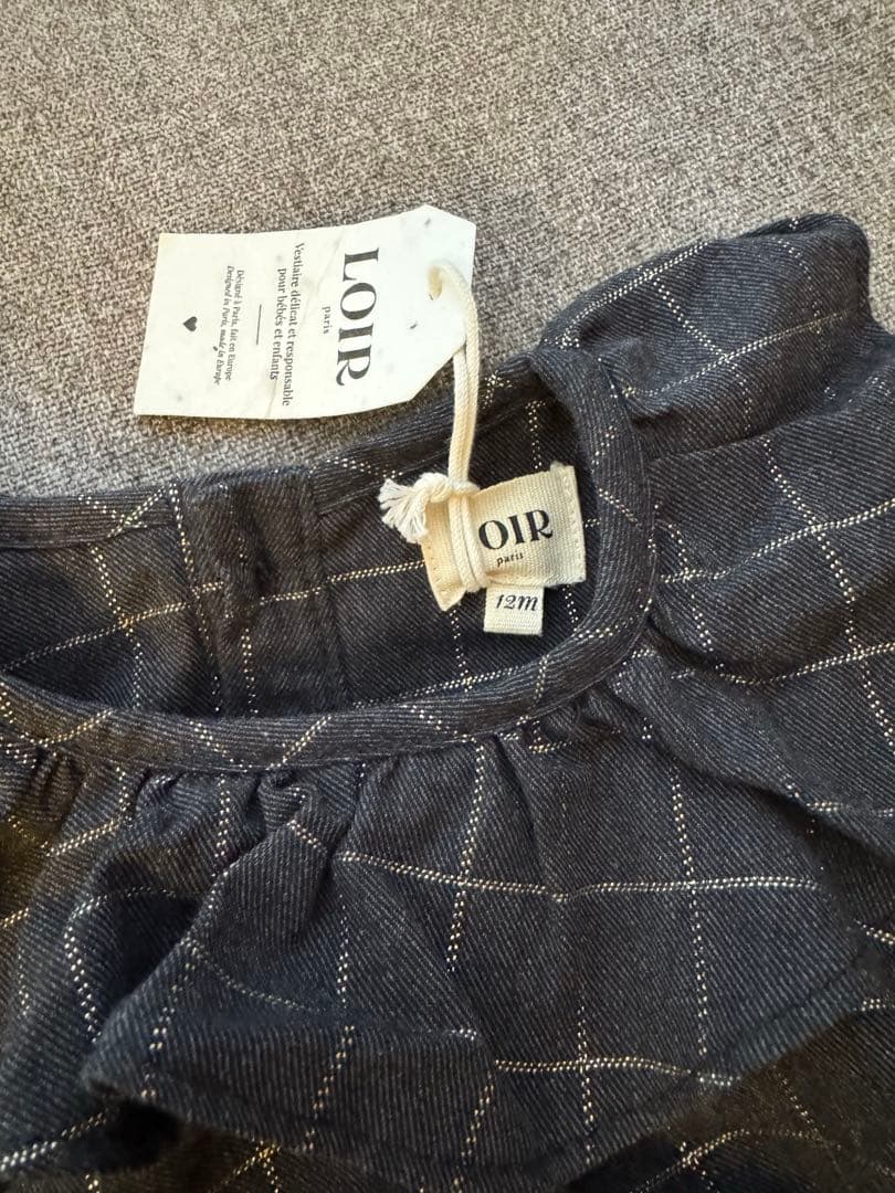 LOIR Paris 12m 襟付きロンパース