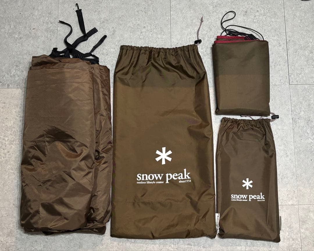  peak リビングシェルロングPro インナールーム、グランドシート付