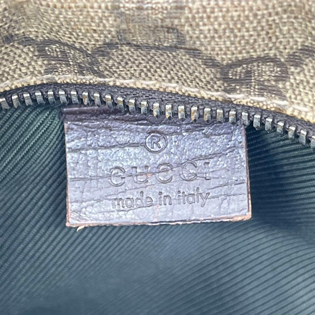 GUCCI ショルダーバッグ カメラバッグ GGスプリーム ロゴ型押し 男女可能