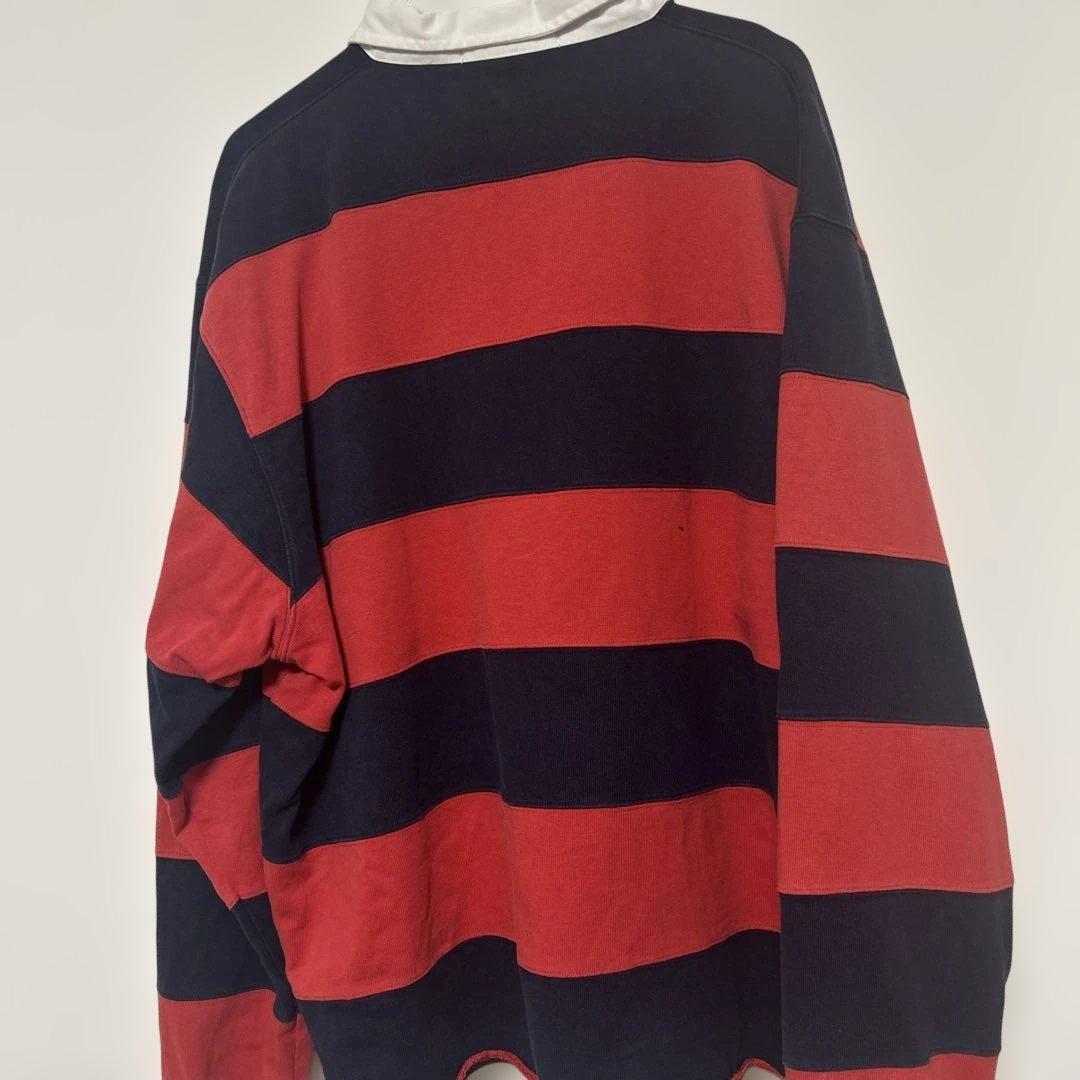 Polo Sport ヴィンテージラガーシャツ XL 赤/紺