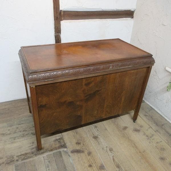 イギリス アンティーク 家具 ブランケットボックス コファ 英国 6886d