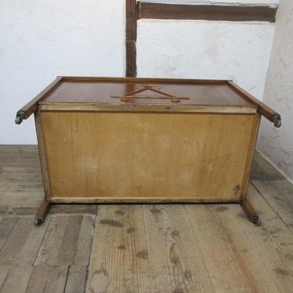 イギリス アンティーク 家具 ブランケットボックス コファ 英国 6886d