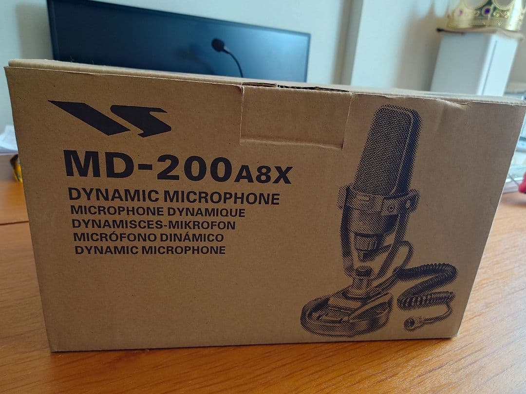 通信機専用最高級デスクトップマイクロホン YAESU MD-200A8X