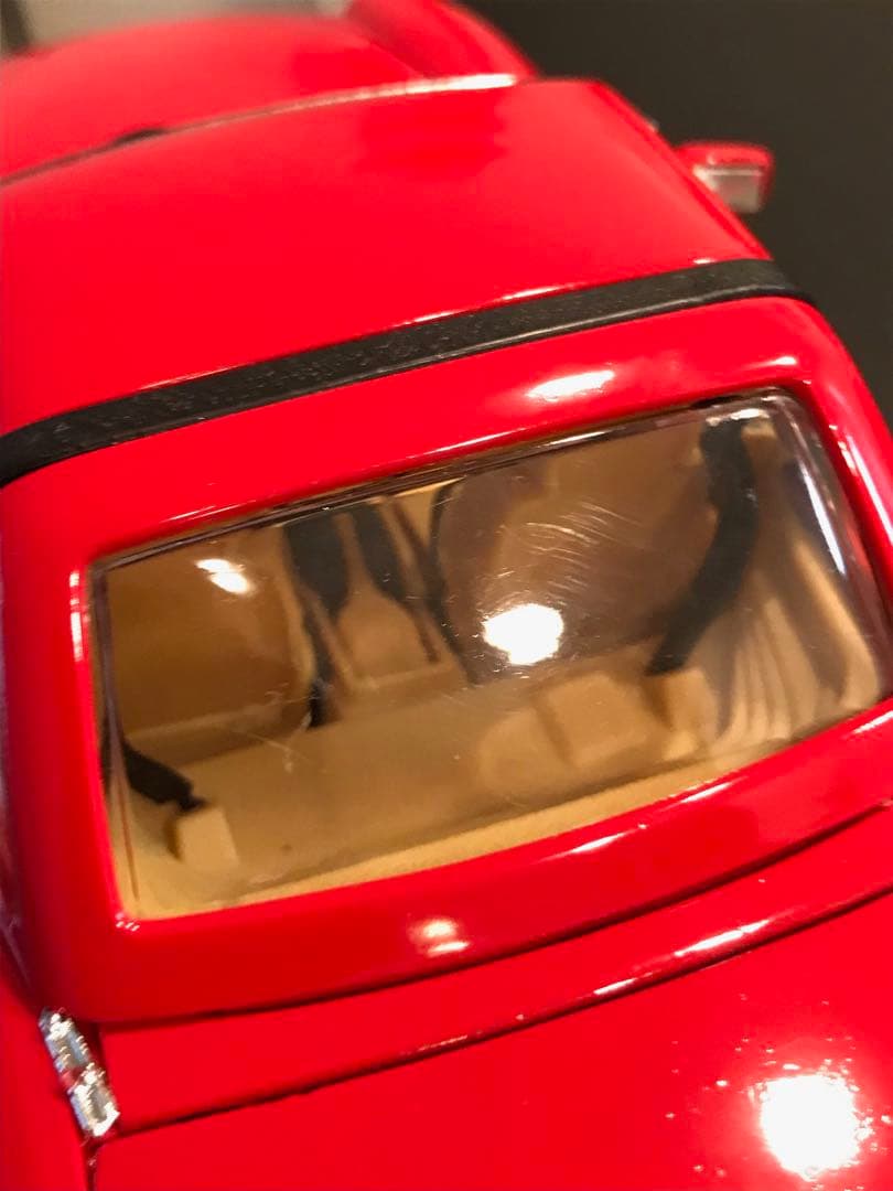 スーパーカー　アルファロメオ スパイダー 1/18 レッド 当時物 イタリア製