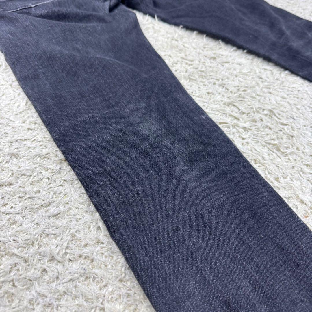 ディオールオム 10aw クリス期 ブラックデニムパンツ サイドライン 26