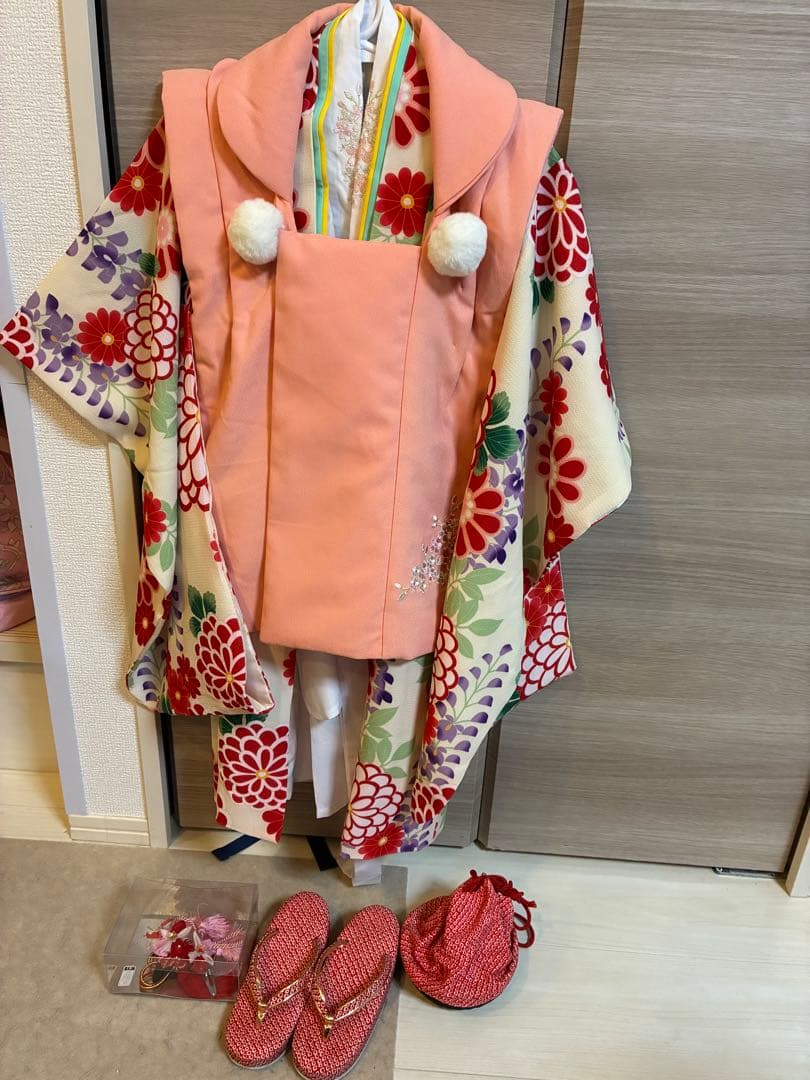 七五三　3歳 女の子　着物セット100cm Catherine Cottage