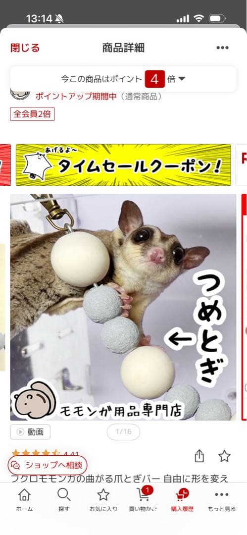 ※引き取りのみ※390High アクリルモモンガ透明ケージ